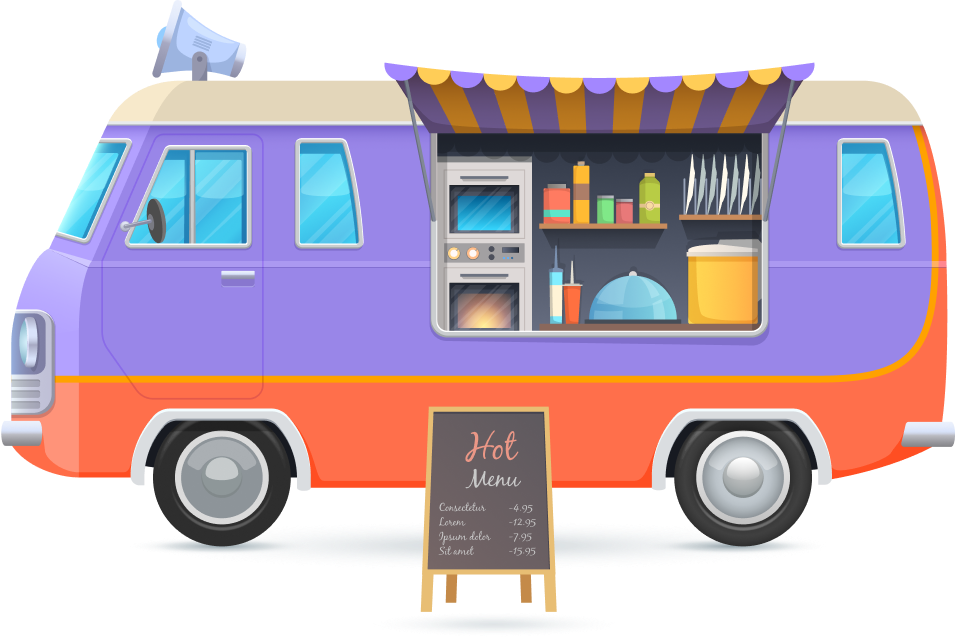 Food Truck Illustration