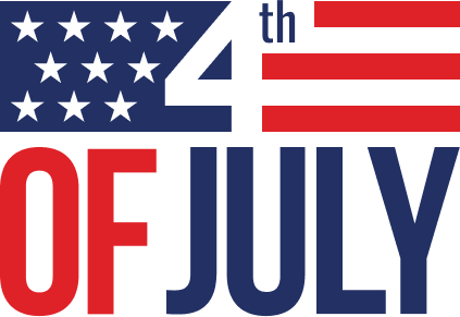 4th of July Sale Logo